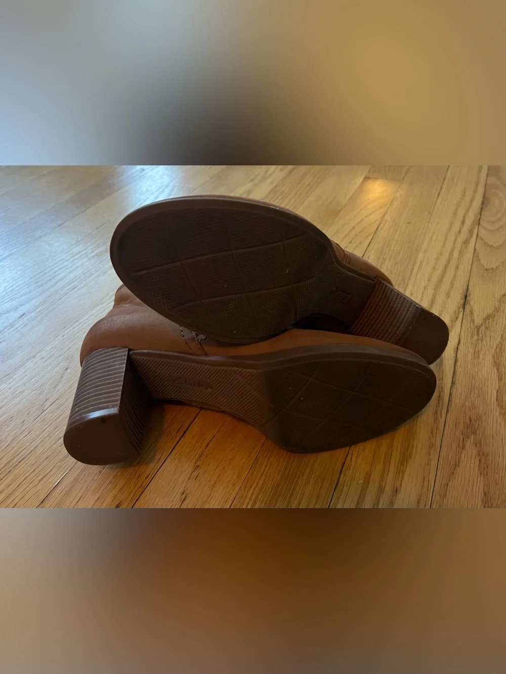 Clark’s Women's Brown Ankle Booties - Classic Leather Look